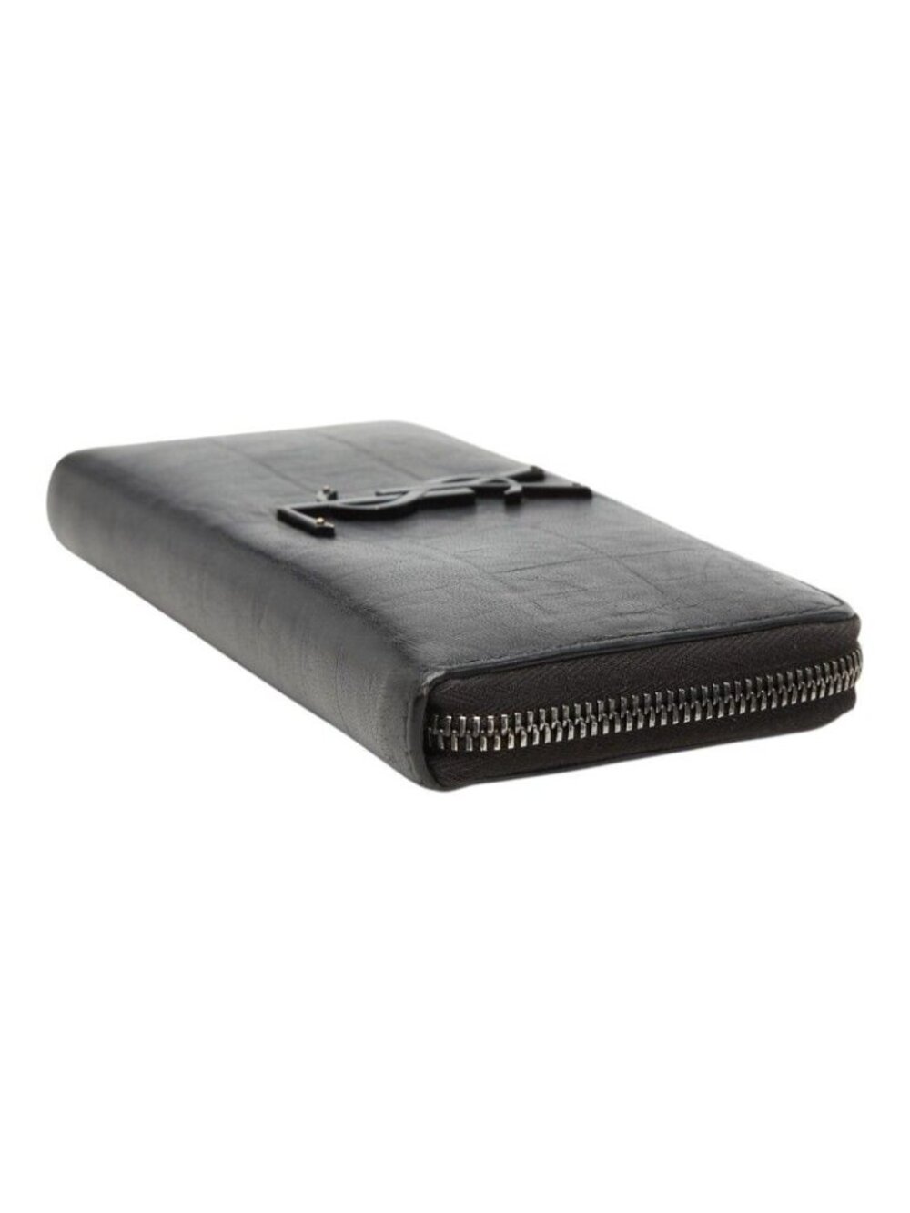 Saint Laurent YSL Logo Croco Wallet - Picture 5 of 10